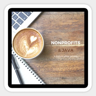 Nonprofits & Java Logo Sticker